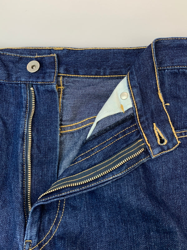 【中古品】【メンズ】 FRESH SERVICE フレッシュ サービス CORPORATE DENIM FIVE POCKET PANTS デニム パンツ FSC253-40096OB ジーパン ボトムス 140-260923-hu-04-min サイズ：L カラー：インディゴ 万代Net店