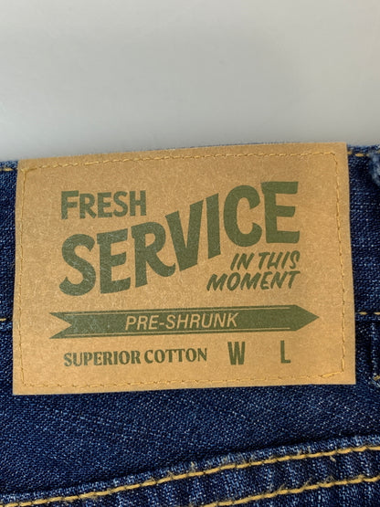 【中古品】【メンズ】 FRESH SERVICE フレッシュ サービス CORPORATE DENIM FIVE POCKET PANTS デニム パンツ FSC253-40096OB ジーパン ボトムス 140-260923-hu-04-min サイズ：L カラー：インディゴ 万代Net店