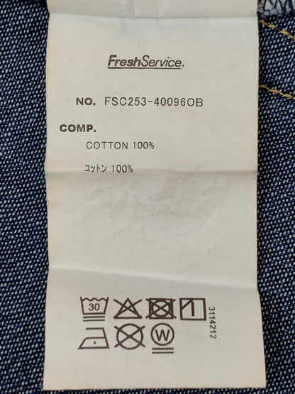 【中古品】【メンズ】 FRESH SERVICE フレッシュ サービス CORPORATE DENIM FIVE POCKET PANTS デニム パンツ FSC253-40096OB ジーパン ボトムス 140-260923-hu-04-min サイズ：L カラー：インディゴ 万代Net店