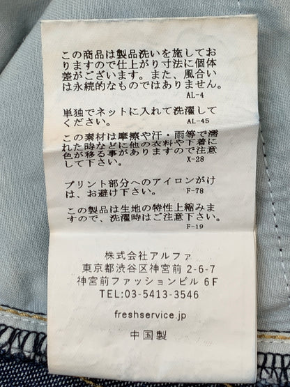 【中古品】【メンズ】 FRESH SERVICE フレッシュ サービス CORPORATE DENIM FIVE POCKET PANTS デニム パンツ FSC253-40096OB ジーパン ボトムス 140-260923-hu-04-min サイズ：L カラー：インディゴ 万代Net店
