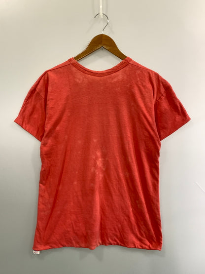 【現状渡し品】【メンズ】 CHAMPION チャンピオン 70S DOUBLE FACE TEE 70年代 ダブルフェイスティー 半袖 ショートスリーブ 146-260923-hu-01-min サイズ：L カラー：レッド（色あせ） 万代Net店