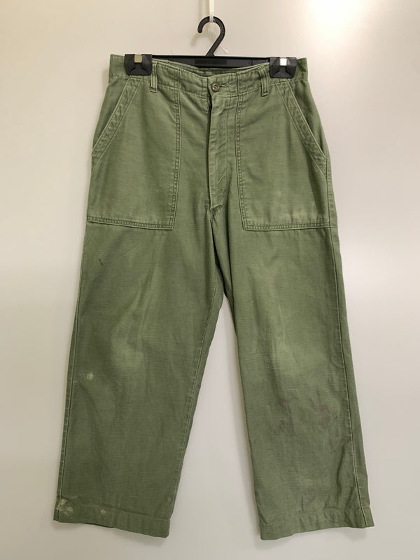 【中古品】【メンズ】 U.S.ARMY アメリカ陸軍 60's BAKER PANT 100-69-C-2162 60年代 ベイカーパンツ ボトムス 157-261020-yn-12-min サイズ：34×31 カラー：オリーブグリーン 万代Net店