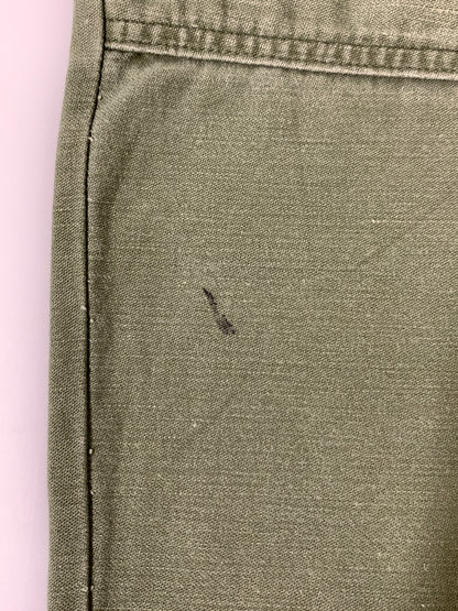 【中古品】【メンズ】 U.S.ARMY アメリカ陸軍 60's BAKER PANT 100-69-C-2162 60年代 ベイカーパンツ ボトムス 157-261020-yn-12-min サイズ：34×31 カラー：オリーブグリーン 万代Net店