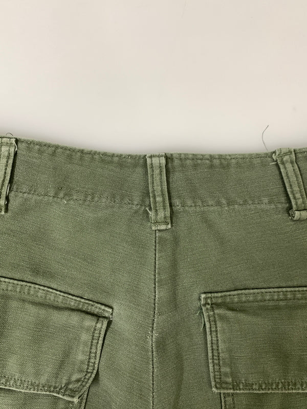 【中古品】【メンズ】 U.S.ARMY アメリカ陸軍 60's BAKER PANT 100-69-C-2162 60年代 ベイカーパンツ ボトムス 157-261020-yn-12-min サイズ：34×31 カラー：オリーブグリーン 万代Net店