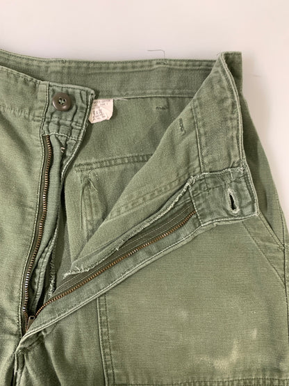 【中古品】【メンズ】 U.S.ARMY アメリカ陸軍 60's BAKER PANT 100-69-C-2162 60年代 ベイカーパンツ ボトムス 157-261020-yn-12-min サイズ：34×31 カラー：オリーブグリーン 万代Net店