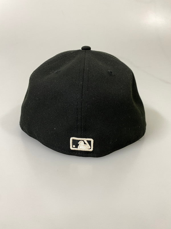 【中古品】【メンズ】 NEW ERA ニューエラ PEARL BADGE LA BB CAP パール バッジ エーエル ビービー キャップ 59FIFTY キャップ 帽子 185-260918-hu-44-min サイズ：7 5/8 カラー：ブラック 万代Net店