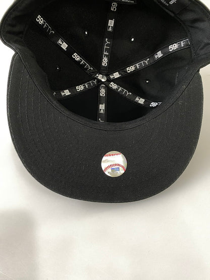 【中古品】【メンズ】 NEW ERA ニューエラ PEARL BADGE LA BB CAP パール バッジ エーエル ビービー キャップ 59FIFTY キャップ 帽子 185-260918-hu-44-min サイズ：7 5/8 カラー：ブラック 万代Net店