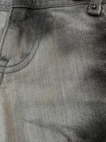 【中古品】【メンズ】 TORNADO MART トルネードマート 00S DENIM PANT 00年代 デニム パンツ ジーパン ボトムス ヴィンテージ 157-260923-hu-05-min サイズ：L カラー：グレー/ブラック 万代Net店