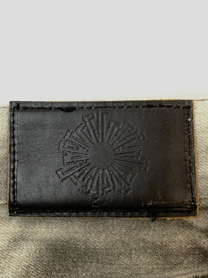 【中古品】【メンズ】 TORNADO MART トルネードマート 00S DENIM PANT 00年代 デニム パンツ ジーパン ボトムス ヴィンテージ 157-260923-hu-05-min サイズ：L カラー：グレー/ブラック 万代Net店