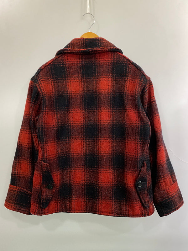 【現状渡し品】【メンズ】 SPORTCLAD スポーツクラッド 30S～ TALON MACKINAW WOOL CRUISER JACKET 30年代 タロン マッキーノ ウール クルーザー アウター コート 146-260922-hu-24-min サイズ：タグ破損のため不明 カラー：レッド/ブラック（チェック） 万代Net店