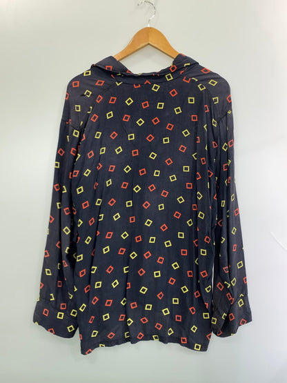 【中古品】【メンズ】 PLEETWAY BALLOON SEAT プリートウェイ バルーン シート 50S LS RAYON SHIRT 50年代 ロングスリーブ レーヨン シャツ 長袖 ヴィンテージ 146-260929-hu-02-min サイズ：サイズ表記不明 カラー：ネイビー/レッド/イエロー 万代Net店