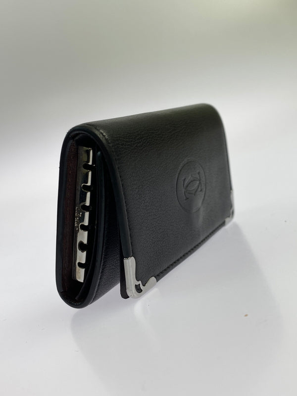 【中古品】【メンズ/レディース】 CARTIER カルティエ MUST DE CARTIER 6KEY CASE マスト ドゥ カルティエ 6キーケース 本革 181-260925-em-53-min カラー：ブラック 万代Net店