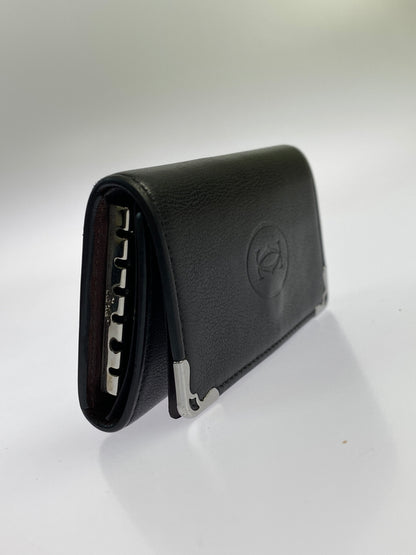 【中古品】【メンズ/レディース】 CARTIER カルティエ MUST DE CARTIER 6KEY CASE マスト ドゥ カルティエ 6キーケース 本革 181-260925-em-53-min カラー：ブラック 万代Net店