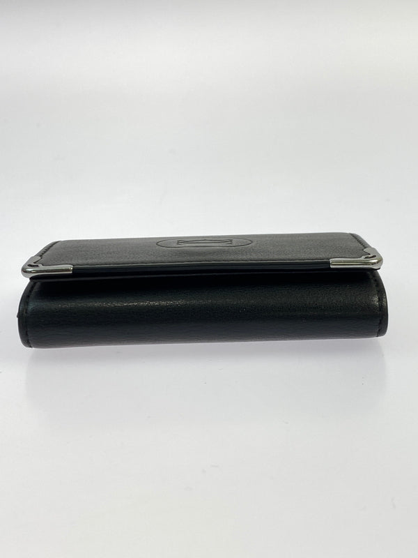 【中古品】【メンズ/レディース】 CARTIER カルティエ MUST DE CARTIER 6KEY CASE マスト ドゥ カルティエ 6キーケース 本革 181-260925-em-53-min カラー：ブラック 万代Net店