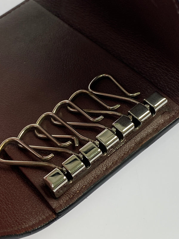 【中古品】【メンズ/レディース】 CARTIER カルティエ MUST DE CARTIER 6KEY CASE マスト ドゥ カルティエ 6キーケース 本革 181-260925-em-53-min カラー：ブラック 万代Net店