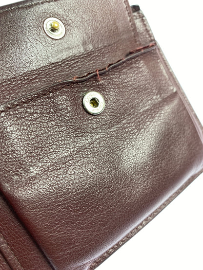【中古品】【メンズ/レディース】 CARTIER カルティエ MUST DE CARTIER WALLET マスト ドゥ カルティエ ウォレット 二つ折り財布 小物 レザー 181-260925-em-54-min カラー：ブラック 万代Net店