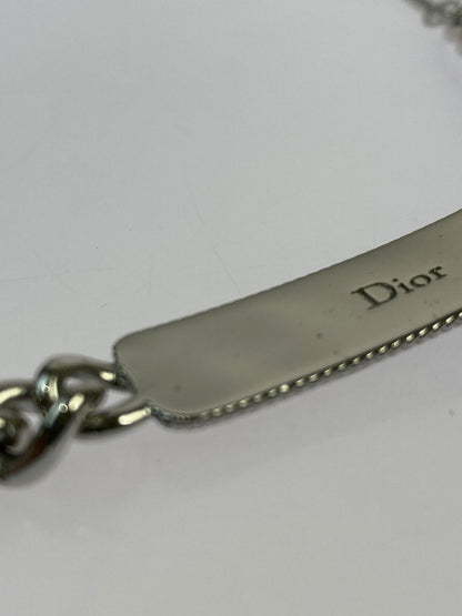 【中古品】【メンズ/レディース】 DIOR ディオール GUILLOCHE ギローシュ チェーンブレスレット アクセサリー 182-260925-em-55-min カラー：シルバー 万代Net店
