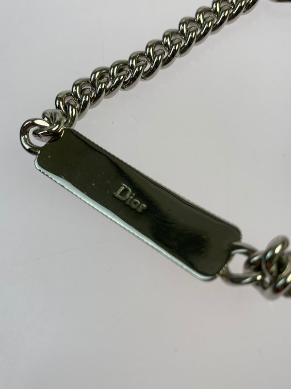 【中古品】【メンズ/レディース】 DIOR ディオール GUILLOCHE ギローシュ チェーンブレスレット アクセサリー 182-260925-em-55-min カラー：シルバー 万代Net店