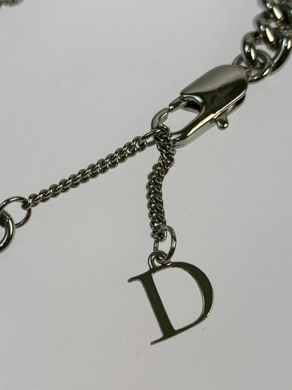 【中古品】【メンズ/レディース】 DIOR ディオール GUILLOCHE ギローシュ チェーンブレスレット アクセサリー 182-260925-em-55-min カラー：シルバー 万代Net店
