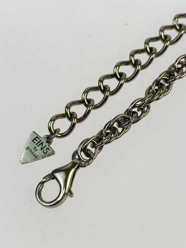 【中古品】【メンズ/レディース】 EINS BY GROSSE アインス バイ グロッセ ネックレス アクサセリー ジュエリー 192-260925-em-58-min カラー：シルバー 万代Net店
