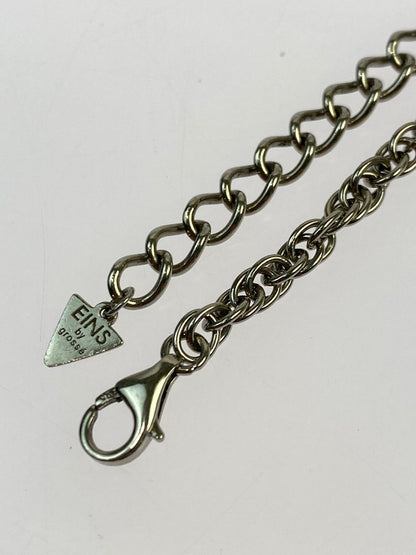 【中古品】【メンズ/レディース】 EINS BY GROSSE アインス バイ グロッセ ネックレス アクサセリー ジュエリー 192-260925-em-58-min カラー：シルバー 万代Net店