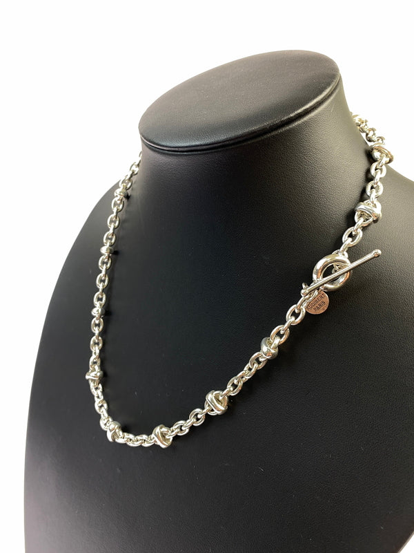 【中古品】【メンズ/レディース】 PHILIPPE AUDIBERT フィリップ オーディベール ネックレス アクセサリー チェーン 192-260925-em-57-min カラー：シルバー 万代Net店