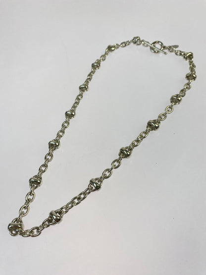 【中古品】【メンズ/レディース】 PHILIPPE AUDIBERT フィリップ オーディベール ネックレス アクセサリー チェーン 192-260925-em-57-min カラー：シルバー 万代Net店