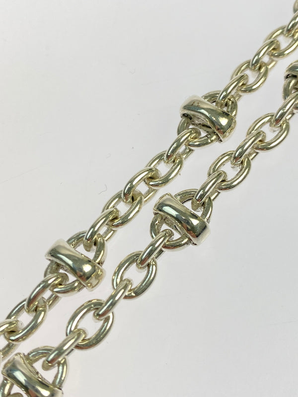 【中古品】【メンズ/レディース】 PHILIPPE AUDIBERT フィリップ オーディベール ネックレス アクセサリー チェーン 192-260925-em-57-min カラー：シルバー 万代Net店