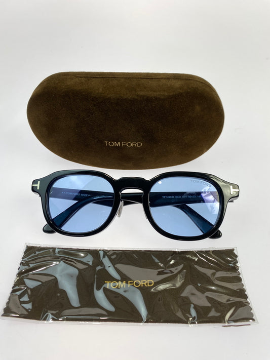 【中古品】【メンズ/レディース】 TOM FORD トムフォード サングラス TF1230-D アイウェア アクセサリー 50□23-145 ファッション アジアンフィット 203-260925-em-62-min カラー：ブラック/ブルー 万代Net店