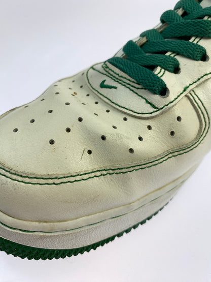 【中古品】【メンズ】 NIKE ナイキ AIR FORCE 1 LOW エアフォース 1ロー CV1724-103 靴 シューズ スニーカー 160-260923-hu-40-min カラー：ホワイト/グリーン 万代Net店