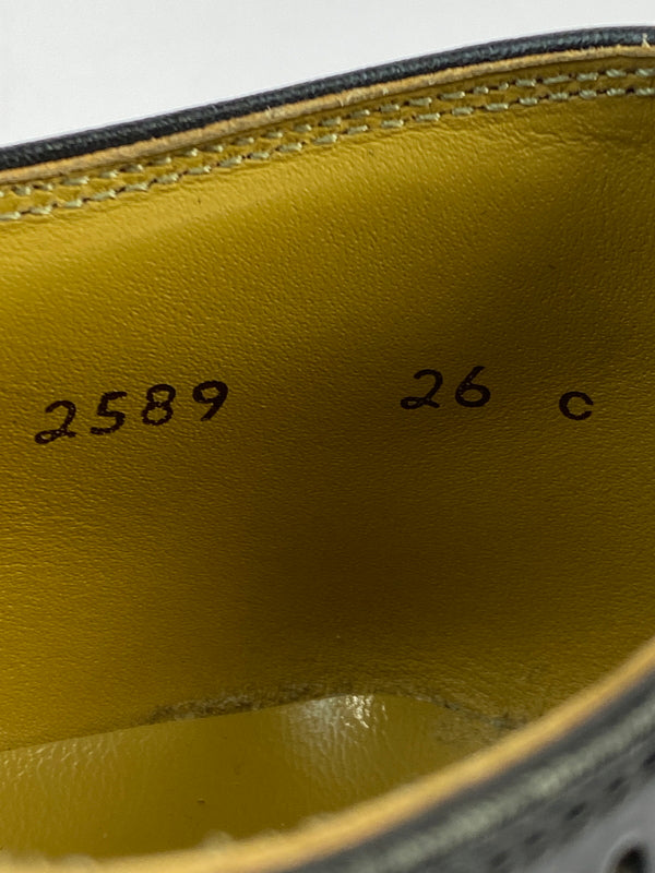 【中古品】【メンズ】 REGAL リーガル ウィングチップシューズ 2589 靴 シューズ ロングウイング メンズ 165-260925-em-48-min サイズ：26EE カラー：ブラック 万代Net店