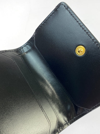 【中古品】【メンズ/レディース】 A.P.C. アーペーセー コンパクトウォレット 財布 小物 三つ折り財布 シンプル 201-260925-em-61-min カラー：ブラック 万代Net店