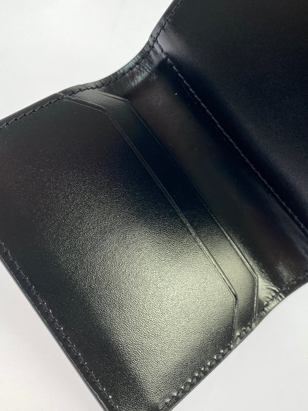 【中古品】【メンズ/レディース】 A.P.C. アーペーセー コンパクトウォレット 財布 小物 三つ折り財布 シンプル 201-260925-em-61-min カラー：ブラック 万代Net店