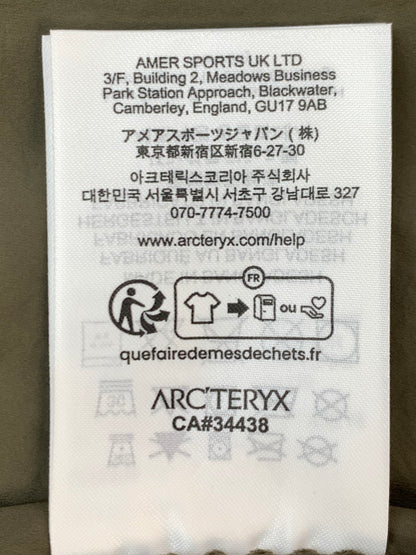 【中古品】【メンズ】 ARC'TERYX アークテリクス ATOM VEST アトム ベスト メンズ 高機能 化繊中綿ベストフルジップ 144-260925-em-04-min サイズ：L カラー：カーキ 万代Net店
