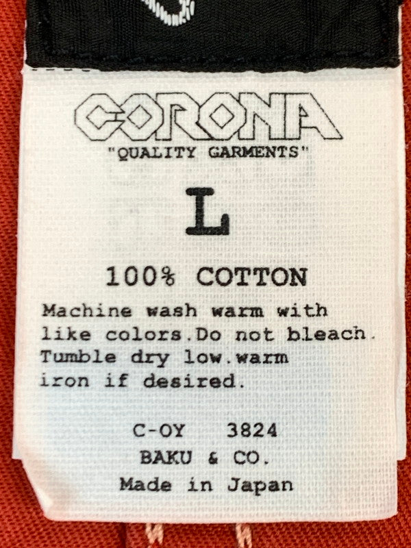 【中古品】【メンズ】 CORONA UTILITY ザ・コロナ・ユーティリティ GAME VEST CV002-26-09 ゲームベスト メンズ トップス 重ね着 145-260925-em-01-min サイズ：L カラー：レッド 万代Net店