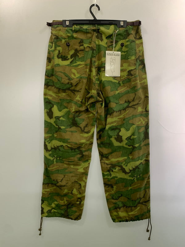 【中古品】【メンズ】 CORONA FATIGUE SLACKS コロナ ファティーグ スラックス AGGRESSOR SLACKS アグレッサー スラックス FP005-26-07 ボトムス 156-260929-hu-03-min サイズ：XL カラー：グリーン系（カモ） 万代Net店
