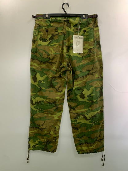 【中古品】【メンズ】 CORONA FATIGUE SLACKS コロナ ファティーグ スラックス AGGRESSOR SLACKS アグレッサー スラックス FP005-26-07 ボトムス 156-260929-hu-03-min サイズ：XL カラー：グリーン系（カモ） 万代Net店