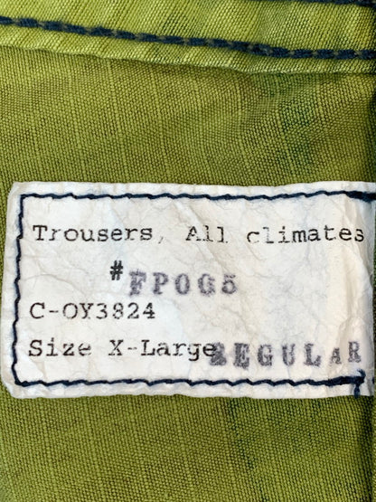 【中古品】【メンズ】 CORONA FATIGUE SLACKS コロナ ファティーグ スラックス AGGRESSOR SLACKS アグレッサー スラックス FP005-26-07 ボトムス 156-260929-hu-03-min サイズ：XL カラー：グリーン系（カモ） 万代Net店