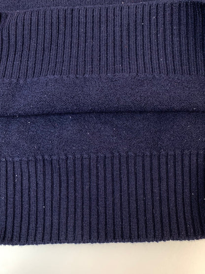 【中古品】【メンズ】 AMI PARIS アミ パリス ADC CREWNECK SWEATER UKS002 018 クルーネック セーター メンズ トップス 丸首 ニット ハート 141-260925-em-05-min サイズ：XL カラー：ネイビー 万代Net店