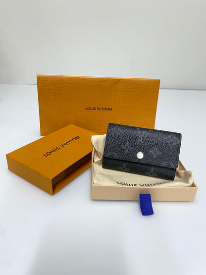 【中古品】【メンズ】 LOUIS VUITTON ルイ・ヴィトン ミュルティクレ6 モノグラムエクリプス M82603 6連 キーケース 179-260927-em-29-min カラー：ブラック 万代Net店