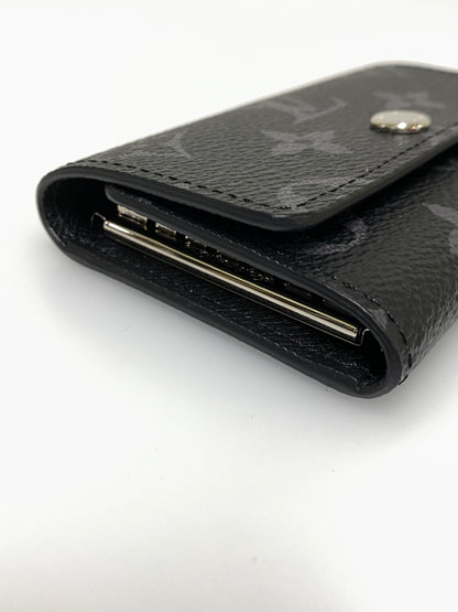 【中古品】【メンズ】 LOUIS VUITTON ルイ・ヴィトン ミュルティクレ6 モノグラムエクリプス M82603 6連 キーケース 179-260927-em-29-min カラー：ブラック 万代Net店