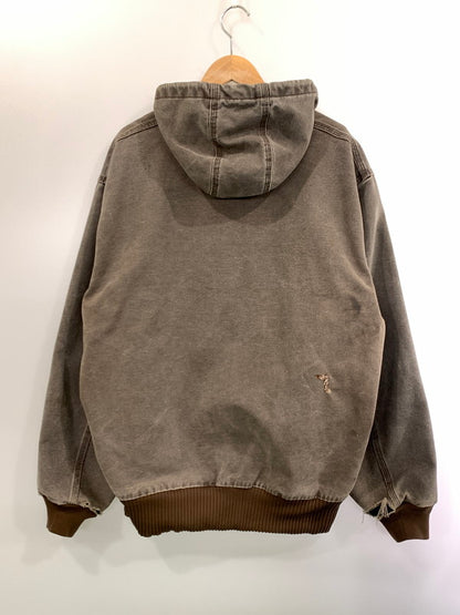 【現状渡し品】【メンズ】 CARHARTT カーハート ACTIVE JACKET J168 CHT アクティブジャケット メンズ アウター フード付き 146-260925-em-10-min サイズ：XL カラー：チェスナット 万代Net店
