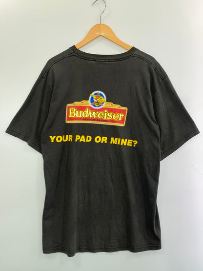 【現状渡し品】【メンズ】 CHANGES チェンジーズ 90S BUDWEISER FLOG SS TEE 90年代 バドワイザー フロッグ ショートスリーブ メンズ 半袖 Tシャツ ヴィンテージ 90年代 146-260925-em-13-min サイズ：XL カラー：ブラック 万代Net店