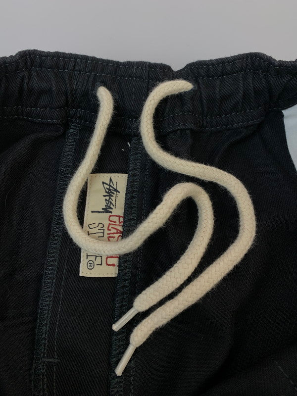 【中古品】【メンズ】 STUSSY ステューシー NOMA ICON BEACH PANT ノーマ アイコン ビーチ パンツ ボトムス 153-260929-hu-04-min サイズ：L カラー：ブラック 万代Net店