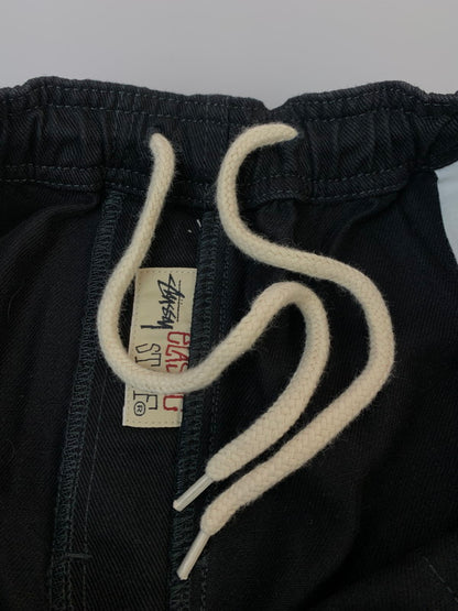 【中古品】【メンズ】 STUSSY ステューシー NOMA ICON BEACH PANT ノーマ アイコン ビーチ パンツ ボトムス 153-260929-hu-04-min サイズ：L カラー：ブラック 万代Net店