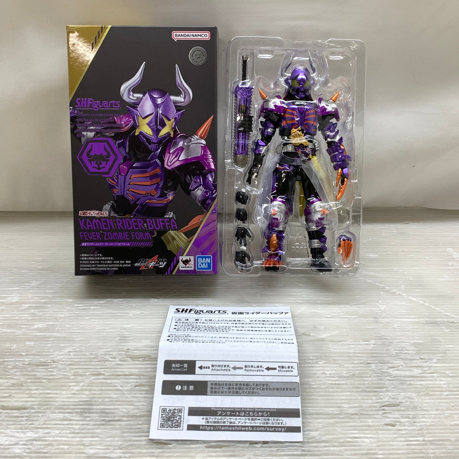 【現状渡し品】 S.H.F 仮面ライダーバッファ フィーバーゾンビフォーム バンダイナムコ フィギュアーツ 魂ウェブ商店 仮面ライダーギーツ 042-260924-em-09-min 万代Net店