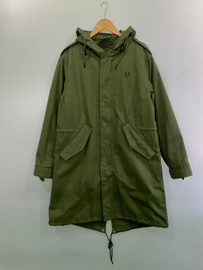 【中古品】【メンズ】 FRED PERRY フレッドペリー M-51 モッズコート J4583 メンズ アウター モッズパーカー ミリタリー 141-260925-em-06-min サイズ：M カラー：オリーブグリーン 万代Net店