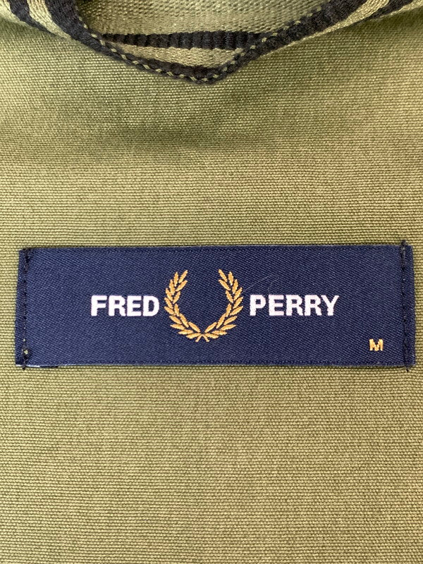 【中古品】【メンズ】 FRED PERRY フレッドペリー M-51 モッズコート J4583 メンズ アウター モッズパーカー ミリタリー 141-260925-em-06-min サイズ：M カラー：オリーブグリーン 万代Net店