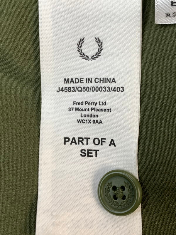 【中古品】【メンズ】 FRED PERRY フレッドペリー M-51 モッズコート J4583 メンズ アウター モッズパーカー ミリタリー 141-260925-em-06-min サイズ：M カラー：オリーブグリーン 万代Net店