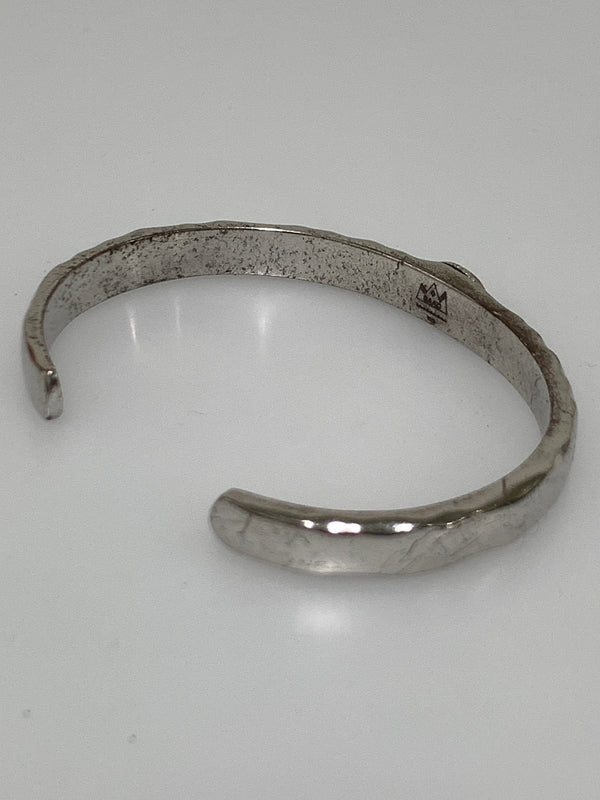 【中古品】【メンズ/レディース】 SAAD サード ターコイズバングル アクセサリー シルバー925 インディアンジュエリー ブレスレット 192-260927-em-37-min カラー：シルバー 万代Net店
